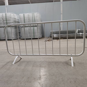 Barrière provisoire adaptée aux besoins du client <span class=keywords><strong>de</strong></span> contrôle des foules <span class=keywords><strong>de</strong></span> barrière en métal pour la séparation <span class=keywords><strong>de</strong></span> route - Product Image 6