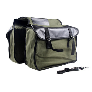 Sacoche de Selle de <span class=keywords><strong>Vélo</strong></span> Imperméable Grande Capacité en Toile pour Moto et VTT – Idéale pour le Transport Extérieur - Product Image 4