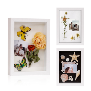 Cadre photo en bois noir profond multi-ouvertures pour <span class=keywords><strong>photos</strong></span>, fleurs séchées et spécimens – Vente en gros - Product Image 6