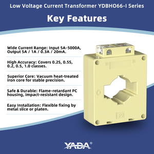 YADA YDBH 0.66-30I/40I/60I-B Serie Hochpräzise 0, 2 0 2s 0,5 0, 5 s1.0 Elektrische Stroms ensoren Stromwandler CT - Product Image 5