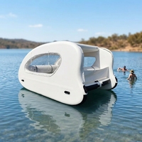 Catamaran de croisière, ponton gonflable, yacht portable, bateau-maison pliable en PVC, bateau aquatique