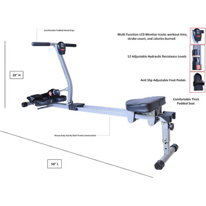 Résistance réglable Squat Rafting Home Gym Cardio Rowers Regatta Full Muscle Exercice <span class=keywords><strong>Rameur</strong></span> - Product Image 6