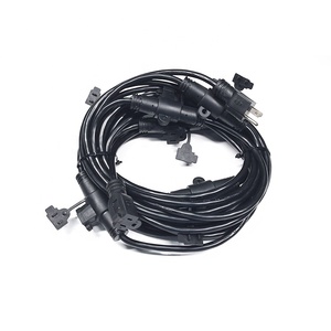 12/3 50ft Cavo di Alimentazione Cavo Elettrico Outdoor Heavy Duty 220v 5 più punti di Estensione Cavi - Product Image 1