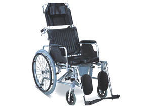 SUNCARE SC8020C Sedia a Rotelle Leggera con Toilette Reclinabile Manuale per Persone <span class=keywords><strong>Disabili</strong></span> - Product Image 4
