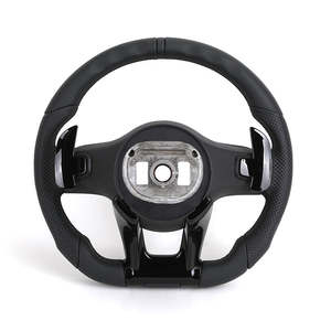 SOON TODA Volante Deportivo de Cuero Semiperforado Negro Modelo 388 para Mercedes-Benz <span class=keywords><strong>W213</strong></span> W223 C238 W177 X118 W206 C257 X223 W247 C118 A35 - Product Image 2