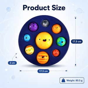 Solar System Planet Pop <b>Bubble</b> Fidget Toy Educational Sensory Toy for <b>Kids</b> Party Favor Wholesale - Product Image 2