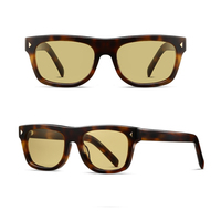 Lunettes de soleil en acétate de haute qualité, motif écaille de tortue, pour les vacances d'été à la plage