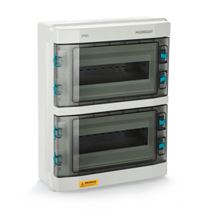 24 Way IP65 Plastic Distribution Box <strong>PC</strong> ABS Material with Terminal for Safe Power <strong>Control</strong> and Wiring Management - Product Image 1