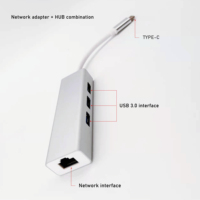 Aluminio portátil 4 en 1 tipo C Hub 3 USB 3,0 conectores función de carga convertidor de datos para ordenador portátil PC teléfono certificado ROHS