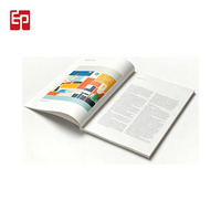 Brochures offset personnalisées en couleur, brochures promotionnelles en papier d'art, services d'impression avec logo et gaufrage personnalisés