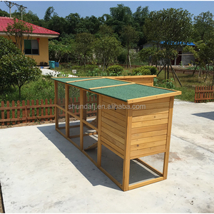 Large Wooden Chicken Coop Waterproof Roof Gallinero Poulailler <b>Pet</b> House for 15 Chickens Run Farm Backyard - Product Image 4