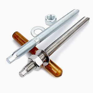 <span class=keywords><strong>Ancrage</strong></span> chimique de classe 8.8, zingué, haute résistance, <span class=keywords><strong>goujon</strong></span> entièrement fileté avec capsule en résine pour fixation structurelle dans le béton M8-M30 - Product Image 1