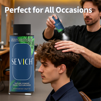 Poudre volumisante Sevich, logo personnalisé, 20g, poudre texturisante pour cheveux légère et fraîche, poudre volumisante pour cheveux pour homme