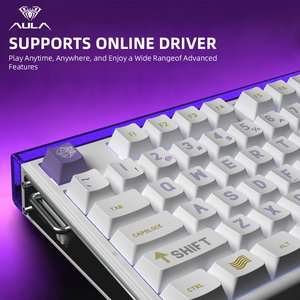 Clavier mécanique filaire USB AULA HERO99 à touches magnétiques remplaçables à chaud, RGB, rythme musical, taux de réponse 8K pour ordinateur - Product Image 5