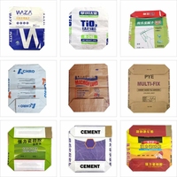 Papier Kraft Blanc Laminé 20kg Écologique Fait Main pour Impression Offset, avec Valve, pour Poudre de Ciment Chimique Industriel et Chaux