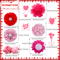 Huisdierbenodigdheden Prinsessen-stijl Valentijnsdag Roze Romantische Schattige Hond Kat Halsband Bloem Pailletten Hart Decoraties Polyester Bruiloft