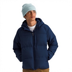 Veste bomber d'hiver décontractée unisexe, épaisse, chaude, coupe-vent, à capuche, pour homme - Product Image 2
