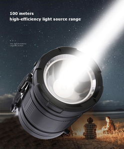 Collapsible <b>LED</b> Telescopic Light Emergency Lamp <b>Camping</b> <b>Lantern</b> with 3AA Battery - Product Image 5