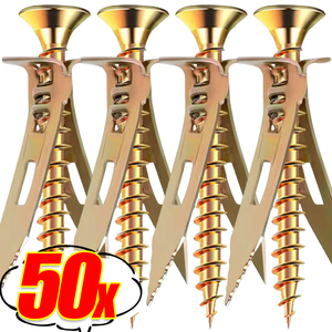 <span class=keywords><strong>Vis</strong></span> autotaraudeuses en acier et ancres autoperceuses Application facile Cloisons sèches Plaque de plâtre Cheville Boulons d'<span class=keywords><strong>expansion</strong></span> en métal - Product Image 1