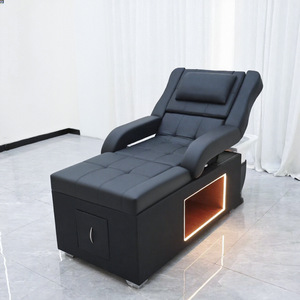Cama de Masaje de Alta Gama con Lavacabezas, Cama Eléctrica para Pedicura y Belleza, Cama de Champú con Reposacabezas Eléctrico Ajustable - Product Image 3