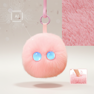 Robot jouet intelligent en peluche douce Ruiguan, modèle GPT, contrôle par application WiFi, interactif vocal, compagnon émotionnel pour enfants - Product Image 3