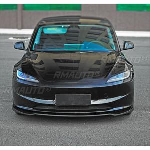 Protection de pare-chocs avant, spoiler, couvercle, lèvre de pare-chocs avant pour Tesla Model 3 2019-2025, kit carrosserie, accessoires auto - Product Image 3