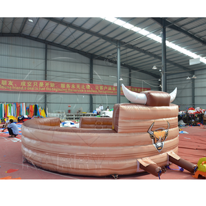 Bên cho thuê công ty Bull cưỡi <span class=keywords><strong>Arena</strong></span> <span class=keywords><strong>Inflatable</strong></span> tùy chỉnh <span class=keywords><strong>Inflatable</strong></span> nhảy lâu đài 17ft <span class=keywords><strong>Inflatable</strong></span> Bull cưỡi mat với Blower - Product Image 3