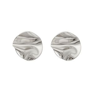 Zogxin Stainless Steel Irregular Stud Earrings Gold Silver Color Fashion Geometric Party Jewelry - Product Image 5