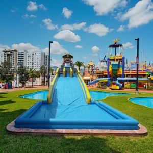 <span class=keywords><strong>Parc</strong></span> gonflable géant en PVC commercial extérieur personnalisé de toboggan pour le jardin jouer enfants et adultes jeux d'eau - Product Image 6