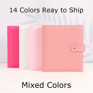 Yihe Best Selling 12-Colored A5 <strong>Quilted</strong> Pebble Leather Budget <strong>Binder</strong> 35MM Gold Ring Agenda Planner/Cover for Filing Products - Product Image 2