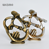 Sculpture Abstraite en Résine, Décoration Moderne Personnalisée pour Maison, Bureau et Étagère