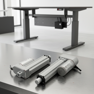 Actuador de Elevación de Escritorio con Motor de Escobillas Resistente al Agua RUICHEN, 2000N, 24V, <span class=keywords><strong>para</strong></span> Escritorio de Pie, Elevación Suave de 5 mm/s, Uso Intermitente - Product Image 1