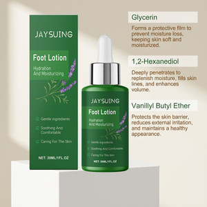 Lotion pour les pieds à base de plantes à étiquette privée, anti-fissures, exfoliante, hydratante, usage quotidien, nourrissante pour la peau, lotion pour les pieds à base de plantes chinoises - Product Image 3