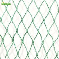 Filet de protection anti-oiseaux en polyester, maille de 2 cm, robuste, noir ou blanc, avec service de découpe pour usage agricole et jardinage