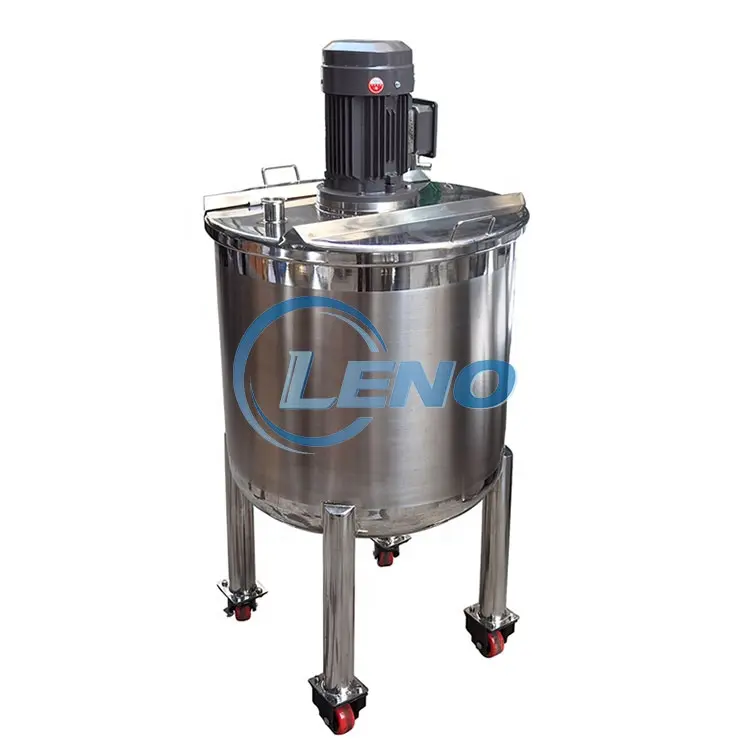 Factory price SS304 316 100L 200L 500L 1000L Storage Wheeled Movable Tank