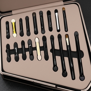 Brochas de Maquillaje Mini Premium Personalizadas al por Mayor para Paletas de Cosméticos, Aplicadores de Sombra de <span class=keywords><strong>Ojos</strong></span> de Tamaño Viaje, Accesorios - Product Image 5