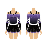 Uniformes All- Star de filles OEM personnalisés Tenues de compétition de danse sur scène bon marché Techniques imprimées Tenues de compétition de Cheer