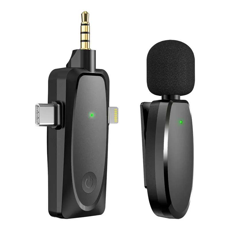 2.4g Wireless Lapel Microphone Outdoor Wireless Microphone And Universal Wireless Microphone Receiver For Recording Interview