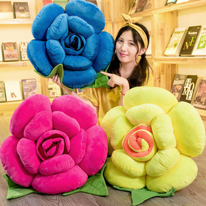 Cojines Decorativos con Diseño <span class=keywords><strong>de</strong></span> <span class=keywords><strong>Rosa</strong></span>, Cojín Suave con Forma <span class=keywords><strong>de</strong></span> Planta para <span class=keywords><strong>la</strong></span> Oficina, <span class=keywords><strong>la</strong></span> Siesta, <span class=keywords><strong>la</strong></span> Silla <span class=keywords><strong>de</strong></span> <span class=keywords><strong>la</strong></span> Sala <span class=keywords><strong>de</strong></span> Clases, Cojín para <span class=keywords><strong>el</strong></span> Respaldo del Sofá, Juguetes <span class=keywords><strong>de</strong></span> Peluche Rellenos, Regalo - Product Image 1