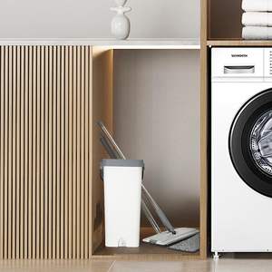 Sistema de limpieza de pisos para el hogar con todo incluido, fregona de piso plano con manos libres, cubo lavable, almohadillas de microfibra, uso en seco y húmedo, todo tipo de pisos - Product Image 2