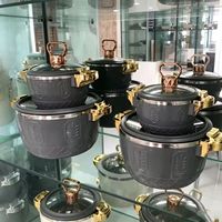 Lot de 4 casseroles isothermes 1L, 2.5L, 4.5L, 6.5L – Réchauffe-plats thermiques pour buffet, idéal pour les fêtes de Thanksgiving aux États-Unis et au Canada – Fabrication chinoise