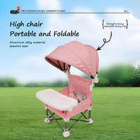 Chaise haute pliante pour bébé, utilisable en intérieur et en extérieur, pour le camping, la nourriture et les loisirs – Fournisseur Prodigy Baby