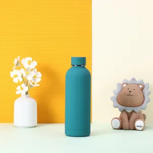 Botol Air Mulut Kecil Baja Tahan Karat Portabel Botol Minum Perjalanan Olahraga Luar Ruangan