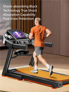 Cinta <span class=keywords><strong>de</strong></span> correr silenciosa para el hogar, resistente, para fitness en interiores, pérdida <span class=keywords><strong>de</strong></span> peso, <span class=keywords><strong>velocidad</strong></span> Variable para entrenador inclinado, prueba inalámbrica <span class=keywords><strong>de</strong></span> frecuencia cardíaca - Product Image 3