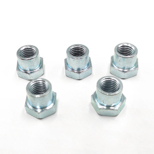 Écrous hexagonaux en fer Jetto M6, grade 8.8, zingués pour boulons - Product Image 2
