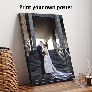 Arte de Pared con Fotos Personalizadas, Impresiones en Lienzo Personalizadas, Decoración Moderna para Sala de Estar, Cuadro Enmarcado - Product Image 1