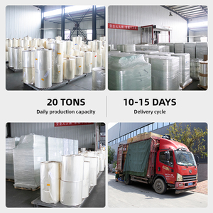 <span class=keywords><strong>Film</strong></span> rétractable en PVC de qualité alimentaire, largeur personnalisée, rouleau de <span class=keywords><strong>film</strong></span> PVC pour l'emballage des bouteilles d'eau et des boissons - Product Image 5