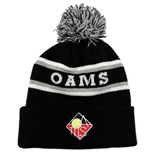 <span class=keywords><strong>Bonnet</strong></span> d'hiver en tricot avec <span class=keywords><strong>pompon</strong></span>, logo brodé, style sport, personnalisé, avec logo - Product Image 1