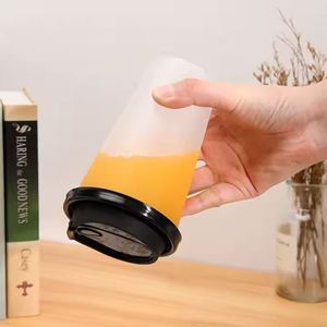 Nouveauté : Couvercles multifonctionnels réutilisables en PP de qualité supérieure 90 mm pour smoothies, bouteilles de café, étanches et écologiques - Product Image 2