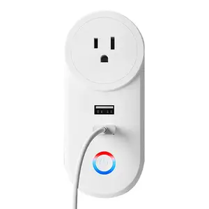 Oswell לנו תקע 16a מתאם טעינה קול wifi חכם USB שקע USB חכם יישום חשמלי עבור Google הביתה